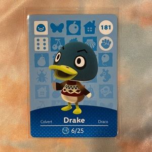 Genuine ACNH amiibo Drake